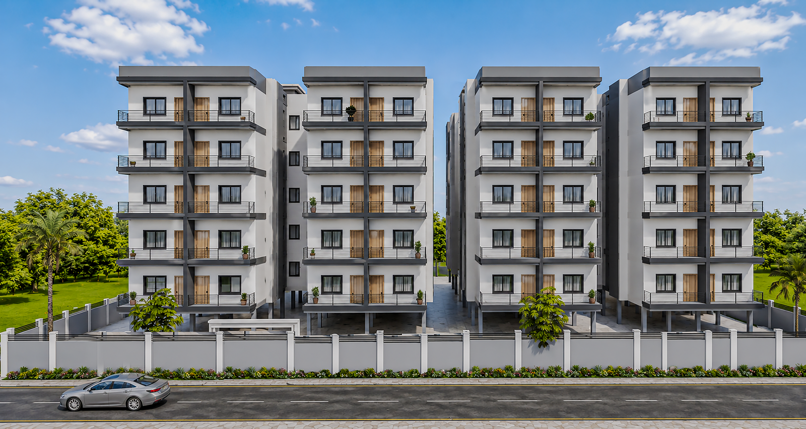 Shree Sai Enclave day front view